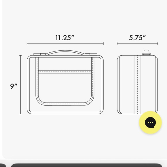 NEW- Calpak Large Cosmetics Bag - Picture 6 of 6
